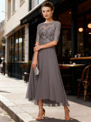 Chic Satin Evening Gown for Special Occasions