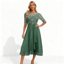 Chiffon Midi Dress for Women | Flowing Elegance