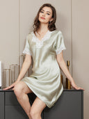 Silk Lace Nightgown for Chic Sleepwear