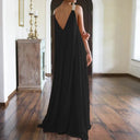 Chloë Women's Boho Maxi Dress - Sleeveless V-Neck Elegance