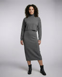 Chic Jersey Midi Dress for Women