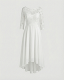 Chic Lace Trim Maxi Dress for Celebrations
