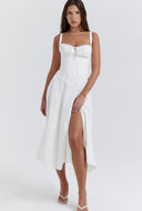 Waist-Defining Summer Fashion Dress