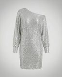 Stunning Sequin Contrast Dress for Women