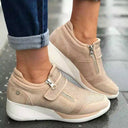 Chic Wedge Heel Sneakers for Stylish Elevation