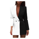 Chic Bicolor Blazer Dress for Every Occasion
