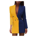 Chic Bicolor Blazer Dress for Every Occasion
