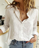 Chic Blouse with Button Closure Design