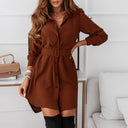 Chic Belted Shirt Dress for Effortless Style
