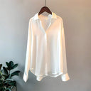 Silk Blouse for Women - Chic Elegance