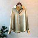 Silk Blouse for Women - Chic Elegance