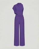 Chic Women's Jumpsuit - Sleeveless Round Neck, Wide Leg Design