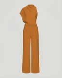 Chic Women's Jumpsuit - Sleeveless Round Neck, Wide Leg Design