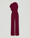 Chic Women's Jumpsuit - Sleeveless Round Neck, Wide Leg Design