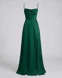 Flowing Silk Maxi Dress for Women