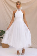 Chic Women's Evening Dress - Contemporary Design