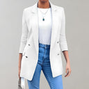 Chic Classic Double-Button Blazer for Effortless Style