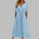 Chic Boho Midi Dress for Summer
