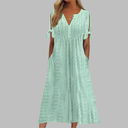 Chic Boho Midi Dress for Summer