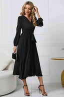 Chic Women's Pleated Dress for Any Occasion
