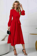 Chic Women's Pleated Dress for Any Occasion