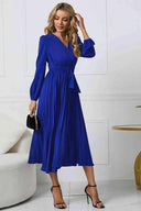 Chic Women's Pleated Dress for Any Occasion