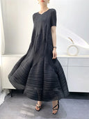 Miyake Bubble Summer Dress - Chic and Stylish
