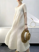Miyake Bubble Summer Dress - Chic and Stylish