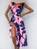 Floral Cut-Out Maxi Dress for Women