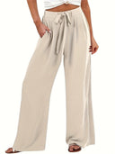 Chic Palazzo Pants for Women with Side Pockets