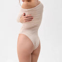 Women's Long Sleeve Slim Fit Bodysuit