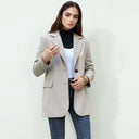 Chic Women's Blazer Jacket with Stylish Pockets