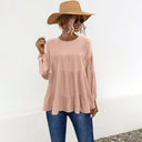 Ruffled Women's Blouse with Flowy Design