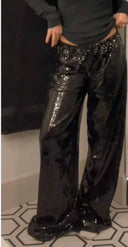 Stylish Glitter Palazzo Pants for Women