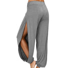 Chic Harem Pants with Side Slits