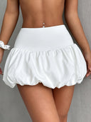 Airy Ruffled Sock Shorts for Women
