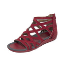 Women's Comfortable Strappy Sandals with Breathable Inserts and Fashionable Cut - Heidi Fashion