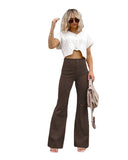 High-Waisted Flared Jeans for Women