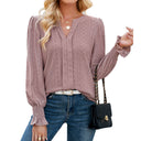 Lace-Designed Women's Blouse with Chic Style