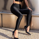 Shimmering High-Waist Women's Leggings