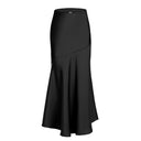 Chic Diagonal Seam Maxi Skirt for Women