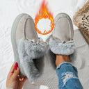 Women's Fleece-Lined Fashion Sneakers