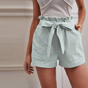 Stylish Solid Color Cotton Shorts for Summer