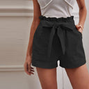 Stylish Solid Color Cotton Shorts for Summer