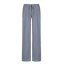 Summer Striped Pants with Elastic Waistband for Women