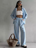 Chic Women's Blouse in Airy Fabric
