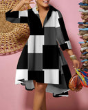 Chic Women's Denim Shirt Dress with Asymmetrical Hem