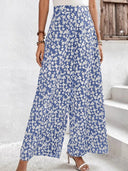 Floral Print Palazzo Pants for Women