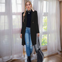 Chic Double Button Women's Blazer Coat
