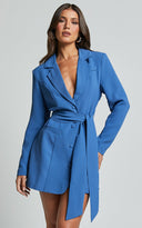Chic Black Blazer Dress for Women